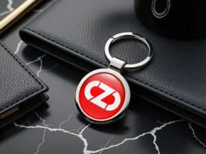 OZ Anello Porta Chiavi Lega Elegante Stile Ricercato